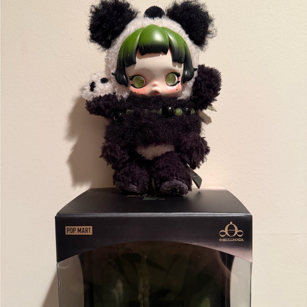 Authentic Pop Mart Skull Lazy Panda Doll